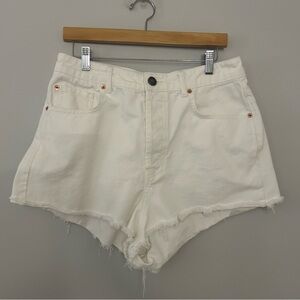 Raey‎ White Denim Shorts